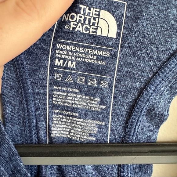 The North Face Blue Heathered Racerback Tank Top M - Picture 8 of 9
